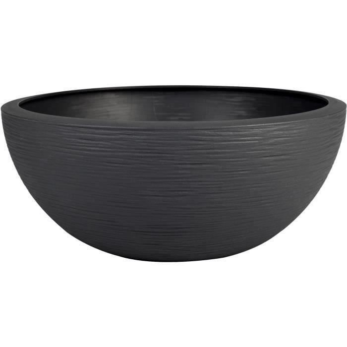 EDA PLASTIQUE - Pot vasque Graphit'Up Ø 40 - 14,9L - Gris anthracite