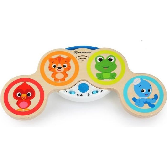 HAPE Jouet d’éveil musical en bois tactile et électronique Baby Einstein - Magic Touch Drums