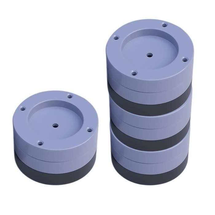 4x Tapis Anti-vibrations pour Lave-linge 2,5 cm