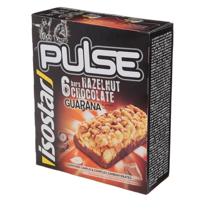 Isostar Barres Pulse Noisette / Chocolat 6 x 23g