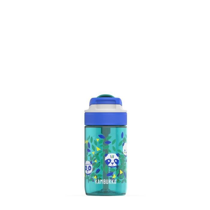 Kambukka gourde Lagoon Panda 400 ml silicone vert/bleu