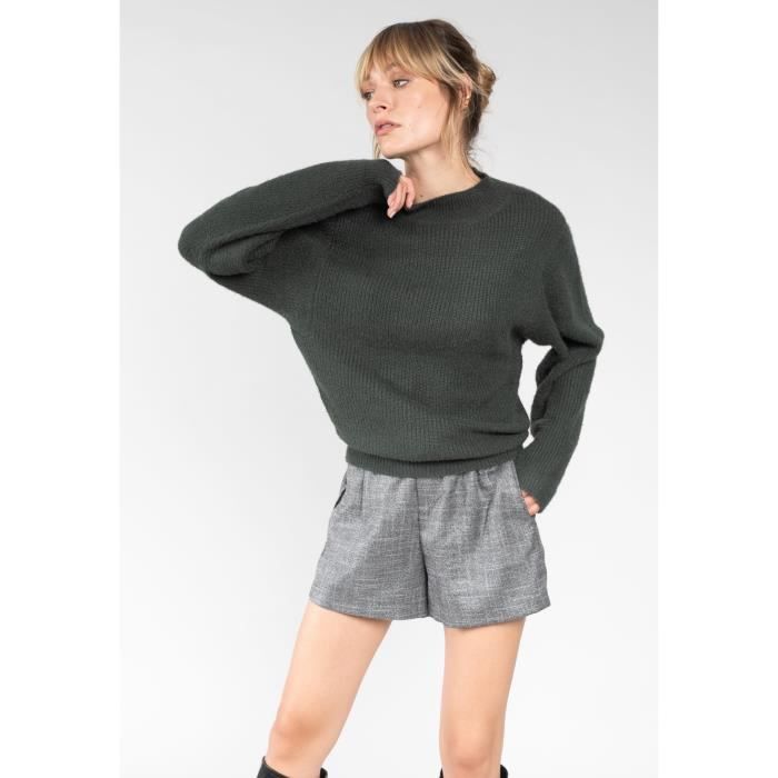 Pull femme Deeluxe denitsa - vert foncé - XL
