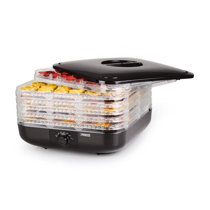 PRINCESS 112380 Déshydrateur d'aliments - Noir