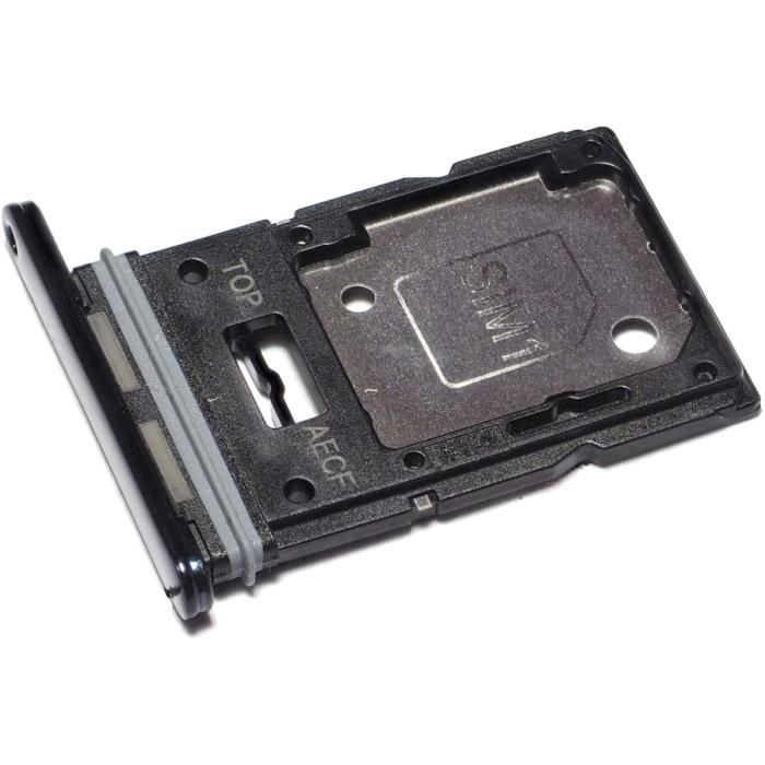Tiroir Carte SIM pour Samsung Galaxy A53 5G (SM-A536B) + Support Carte micro-SD, Remplacement Original, Noir