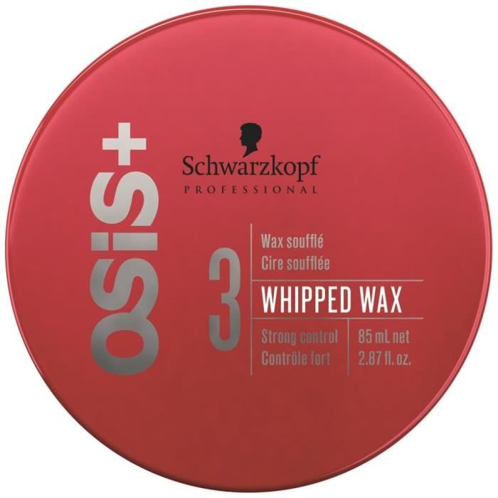 Schwarzkopf Cire soufflée Whipped Wax 85ml Osis+, effet Fixant, Tenue Force 3