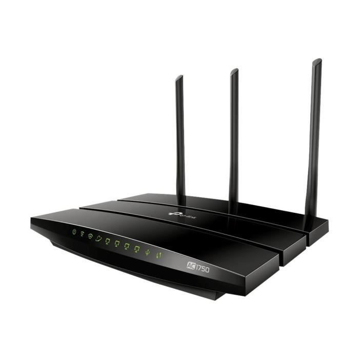 TP-Link Archer A7 Routeur sans fil commutateur 4 ports GigE 802.11a-b-g-n-ac Bi-bande