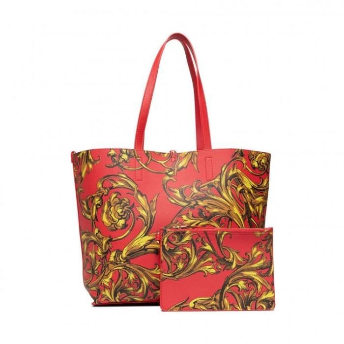 Cabas VERSACE JEANS COUTURE 72 UNIQUE Rouge
