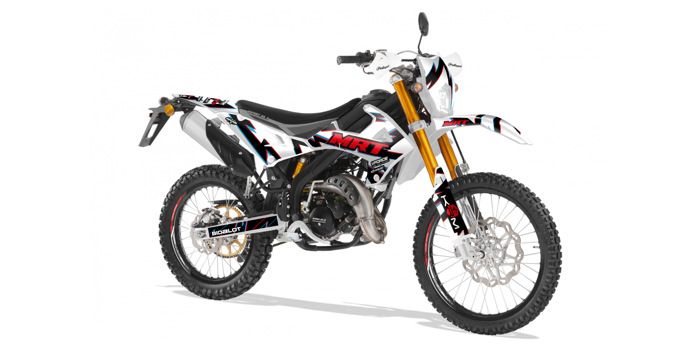 KIT DECO MOTOCROSS ADAPTABLE RIEJU MRT 50 DE 2009 A 2021 WIX ROSA