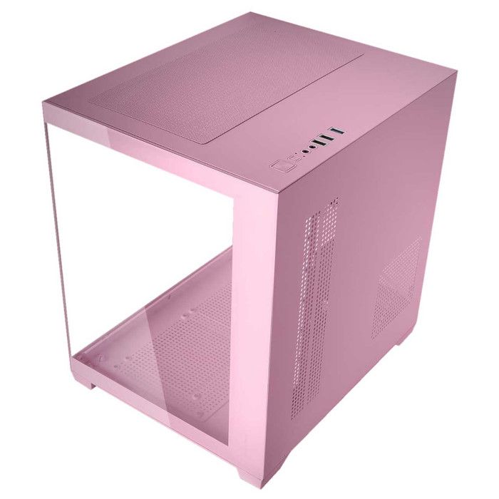 Mars Gaming MC-VIEW2P Mini Tower Rose - vue 2