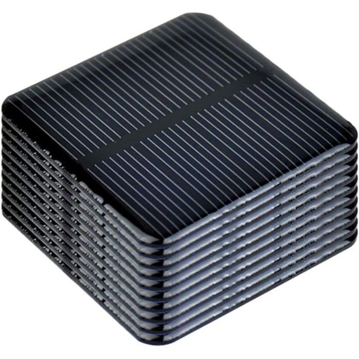 10pcs Mini Solar Panel,Monocrystalline Mini Solar Cells 50mm x 50mm 2V ...
