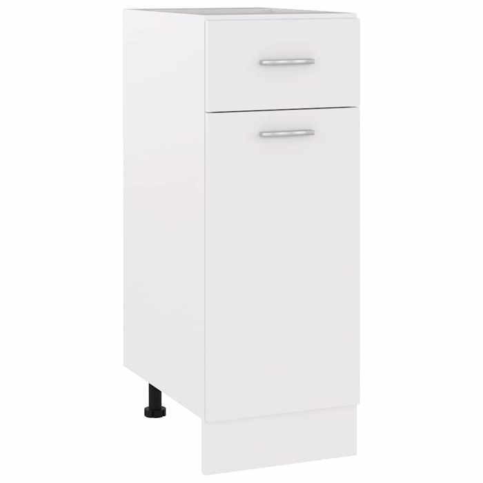 Bonne qualité - Armoire de plancher à tiroir Lyon Blanc 30x46x815cm LVL1774