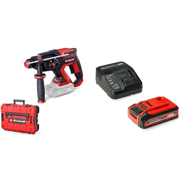 Marteau perforateur sans fil Einhell Professional TP-HD 18/22 D Li BL-Solo 18V puissant