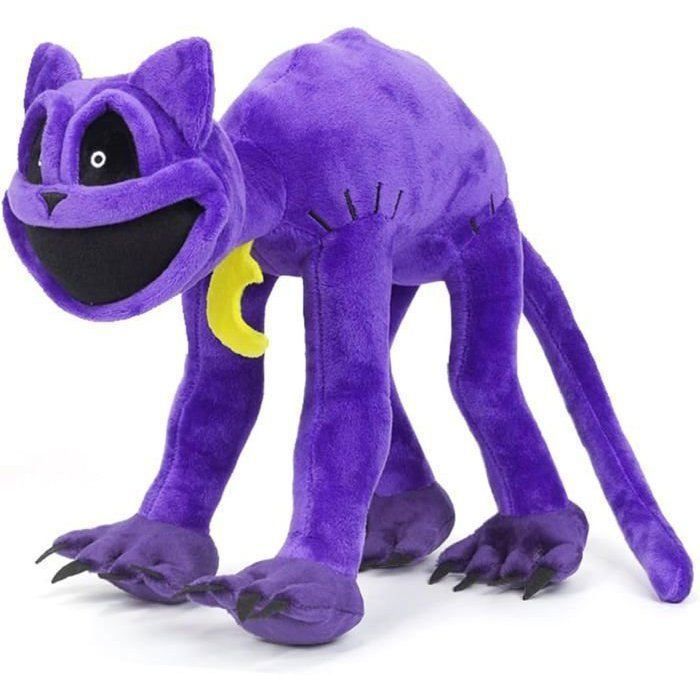 PELUCHE Crawling Chat Feature Poupée 30cm Crawling Chat Feature Poupée adorable doudou animal pour filles et garçons Violet