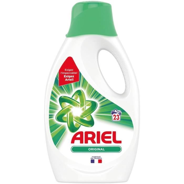 ARIEL - Lessive liquide original 25 doses 1.375l - Cdiscount Electroménager