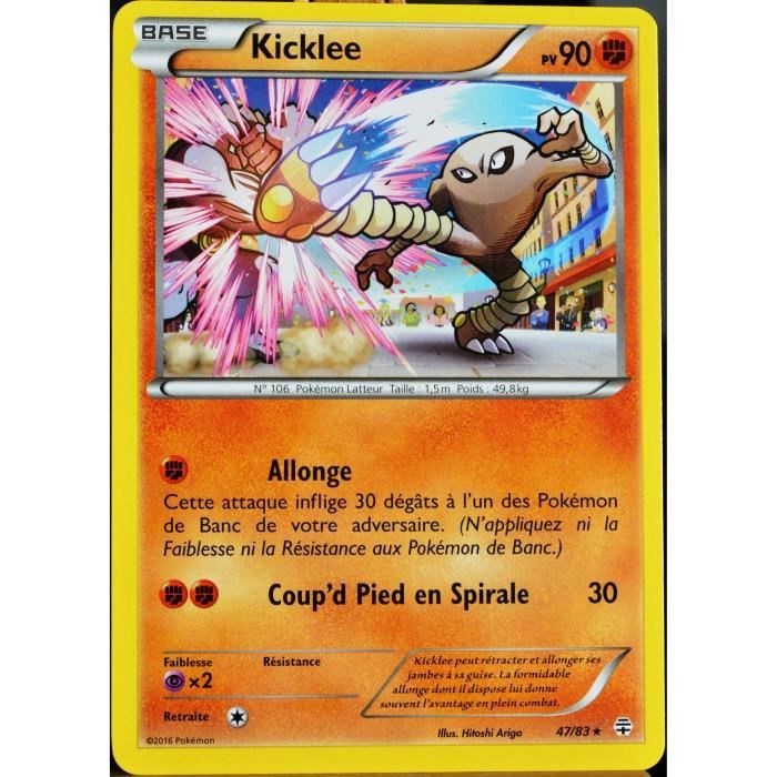 Carte Pokémon 47-83 Kicklee 90 PV Générations FR - Achat ...
