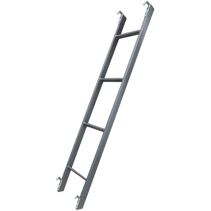 2 Crochets Échelle Lit LT Easiyl - Revêtement PVC Blanc - Pour Lits Superposés Et Mezzanine