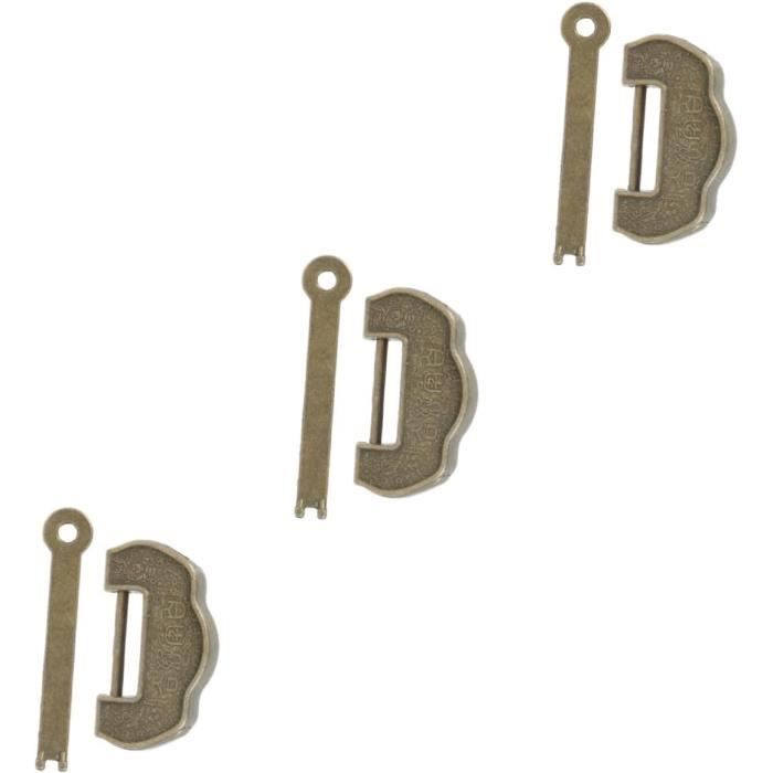 Boîte à Bijoux Vintage Avec Cadenas à Code | Coffret Rangement élégant 22x15x13.5 Cm | Style Rétro Décoration