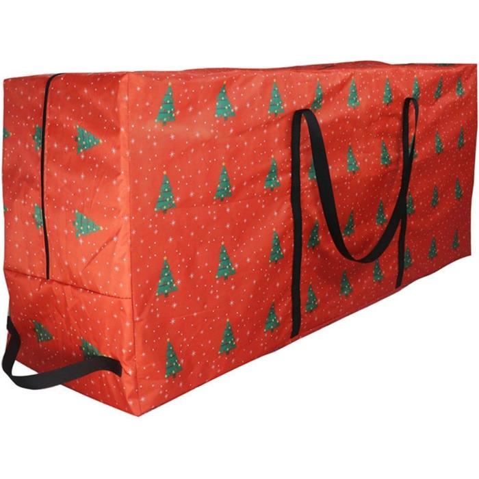 Grand sac de rangement pour sapin de Noël Sac pratique à fermeture éclair