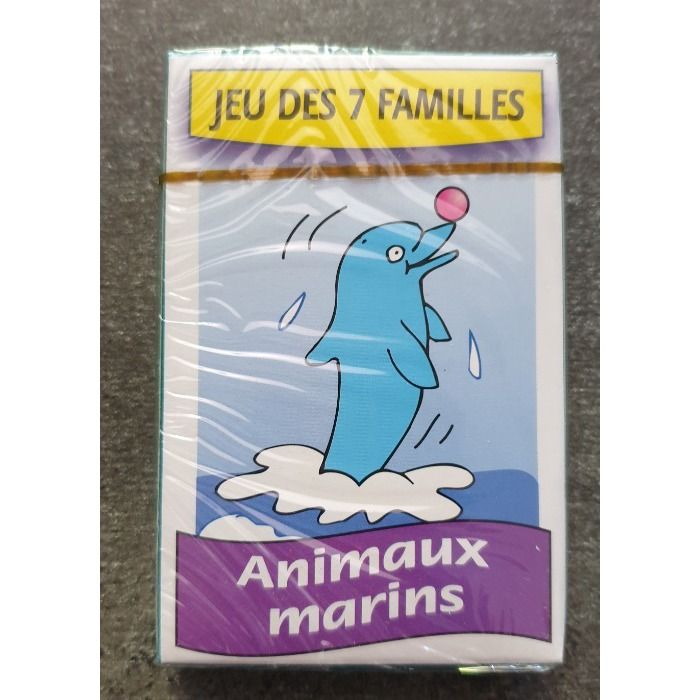 Jeu des 7 familles jeu de cartes 7 familles 42 cartes animaux marins
