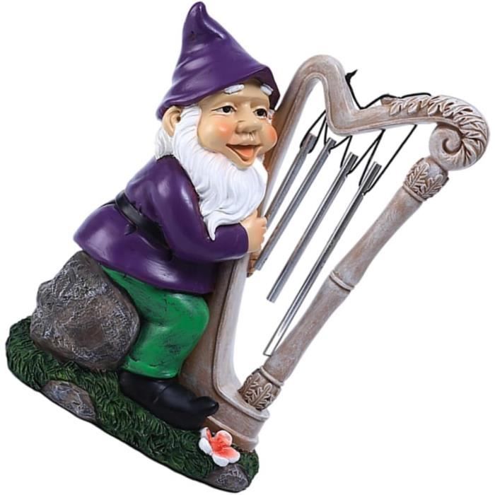Statue De Gnome Jardin Mignon – Elfe Arbre Hugger En Résine, Décoration Extérieur Amusante, Cadeau Anniversaire, 8x14.5x15 Cm