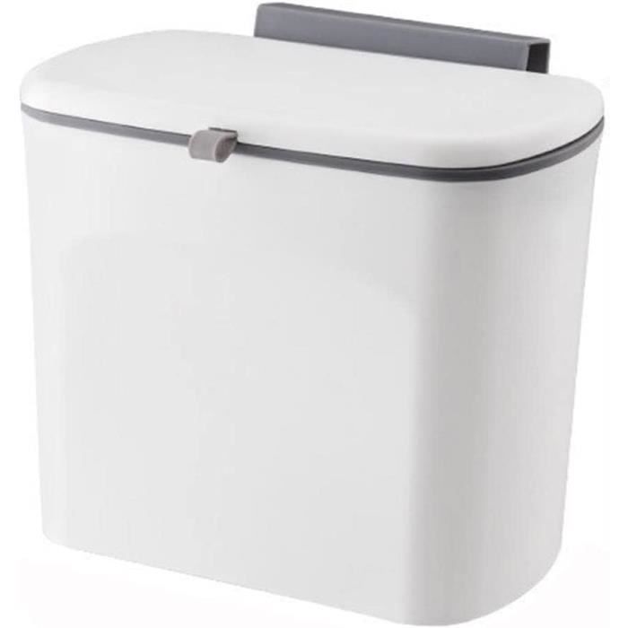 Happimess Poubelle rectangulaire Connor de 13 gallons avec couvercle à fermeture en douceu... | Home Depot Canada