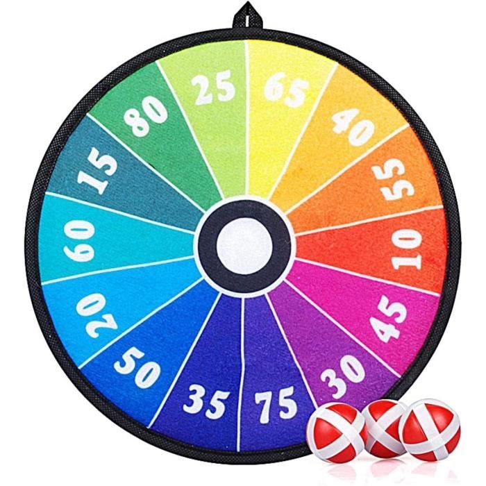 Jouet De Tir Web Avec Cible Fléchettes Pour Enfants - 10 Balles Collantes + Lanceur - 7