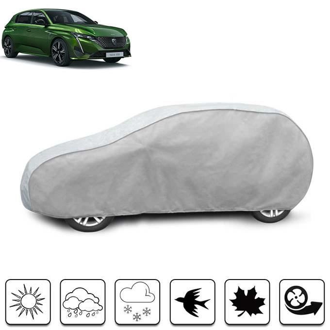 Bâche Voiture 530x200x150cm Sedan 210T Housse de véhicule universelle  Etanche/Anti-UV/Poussière/Anti-rayures Couverture Auto-Noir - Cdiscount Auto