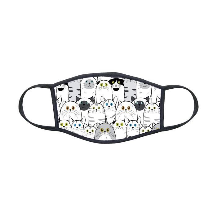 Masque En Tissu Lavable Pour Enfant 8 12 Ans Chat Ref 1593 Cdiscount Pret A Porter