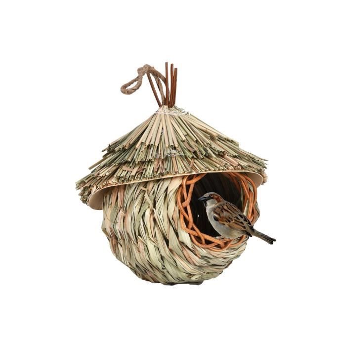 Nichoir à colibri en bois à suspendre à l'extérieur pour jardin (base  cerclée, maison à colibri, 3, niche à colibri) : : Terrasse et  Jardin