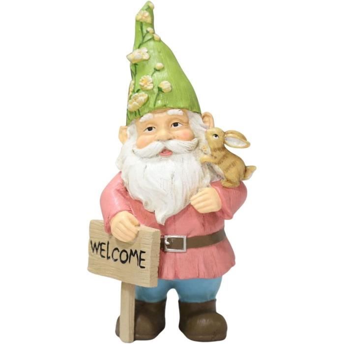 Nain De Jardin Gnome Citrouille Automne – Statue Résine Décorative Halloween & Thanksgiving Intérieur/Extérieur