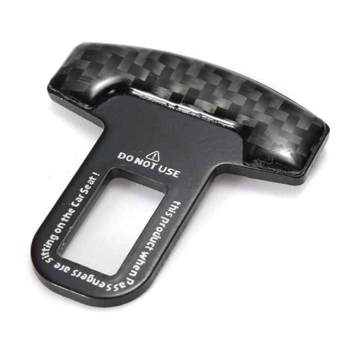 2 Clips Ajusteurs De Ceinture De Sécurité Voiture - Cuir PU, Pour Confort Cou Et épaule, Universel
