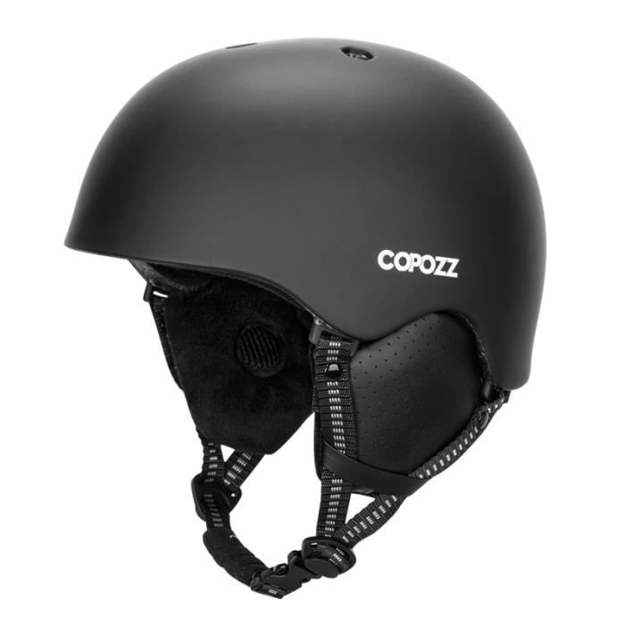Le noir L Casque De Ski À Motif Personnalisé Avec Certificat, Casque De Snowboard Moulé