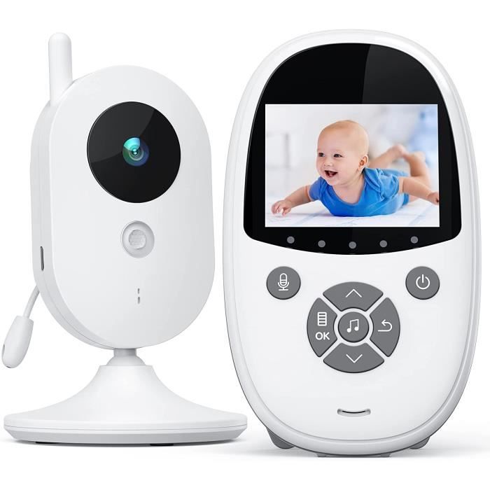 YOTON Babyphone Caméra, Babyphone Video 2,4 inches LCD Bébé