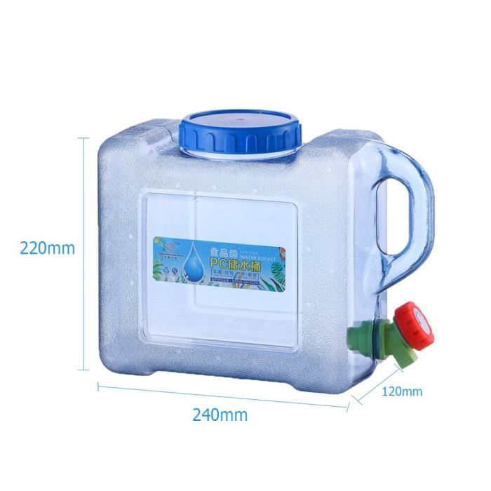 Récipient Sans Bpa WaterStorageCube, Récipient D'eau Pliable Sans BPA Avec Robinet, Carafe Waterstorage Cube 13l