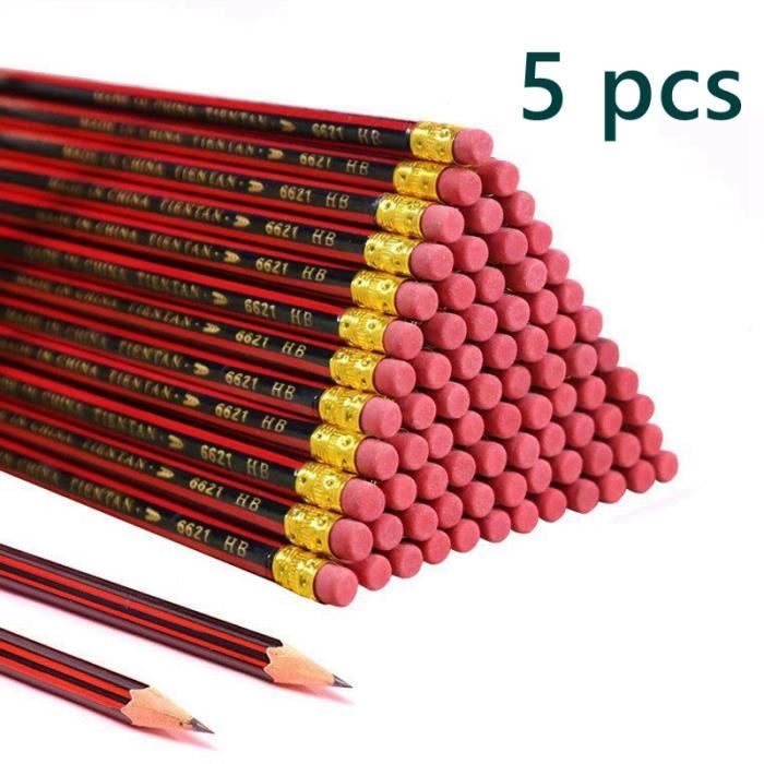 Crayon de couleur,crayons flexibles magiques colorés avec gomme,jouet en  caoutchouc,fournitures de papeterie de - Set C 5pcs - Cdiscount Beaux-Arts  et Loisirs créatifs