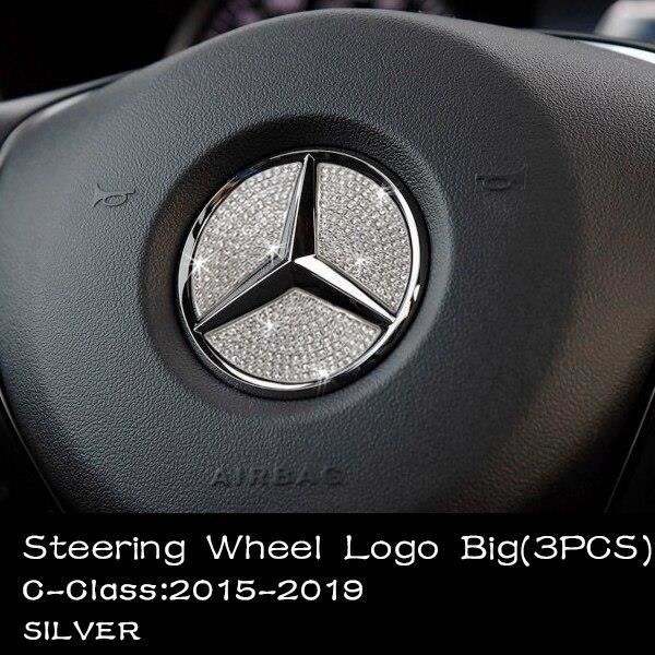 1-Silver - Pour Mercedes Benz Accessoires GLA Classe X156 AMG Bling  Autocollant Intérieur Pièces Décorations - Cdiscount Auto