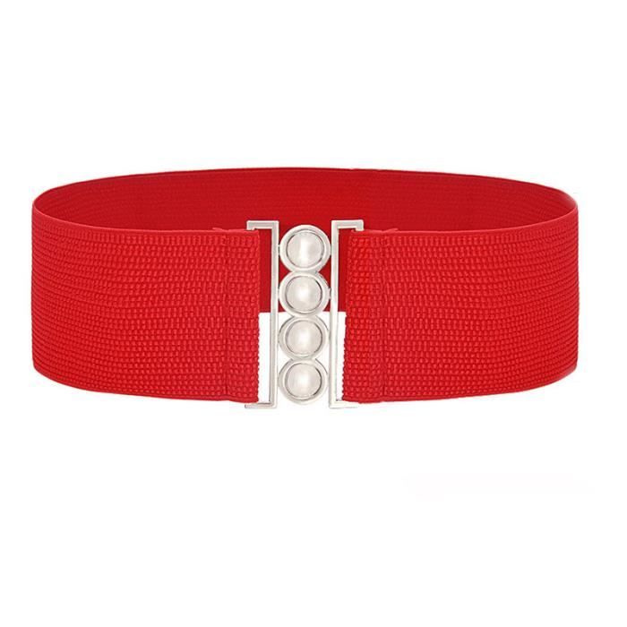 Ceinture tissu rouge 2025