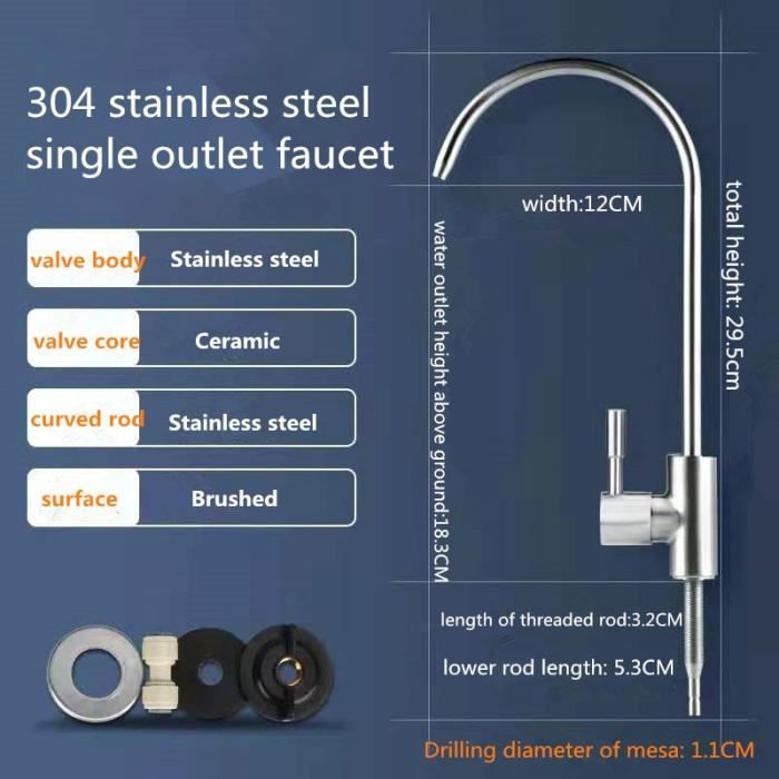 Rondelles Split Lock 1/4 Pouce - Pack De 25 - Acier Inox 304 - Pour Fixations Anti-Vibration