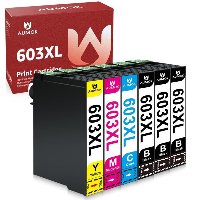 604XL- 8 Cartouches d'encre AUMOK compatible avec EPSON 604 XL Ananas -  cartouche encre epson 604 cartouche epson xp2200 xp 2205 - Cdiscount  Informatique