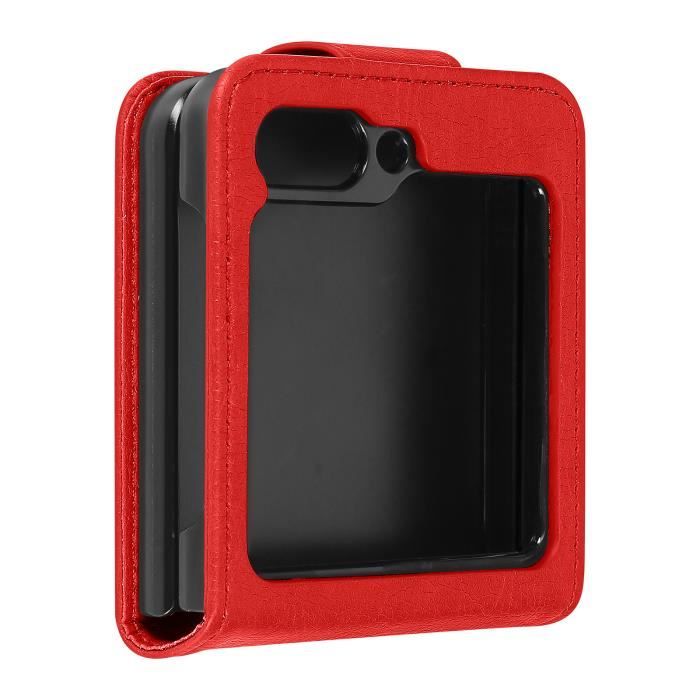 Coque Pliable compatible avec Samsung Galaxy Z Flip 5 Rouge Coque