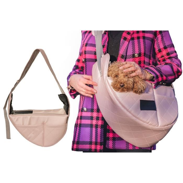 Comparer les prix de BOUTIQUE ZOO Sac pour chien, sac pour chiot - jusqu'à 6 kg - sac de transport pour petit chien, chiot, chat | Couleur : rose