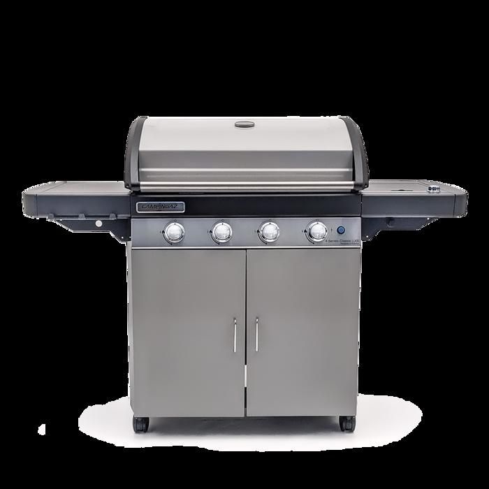 Barbecue à gaz - CAMPINGAZ - 4 Series Classic LXS - 4 brûleurs - Allumage  piezzo - Surface de cuisson 78x45 cm