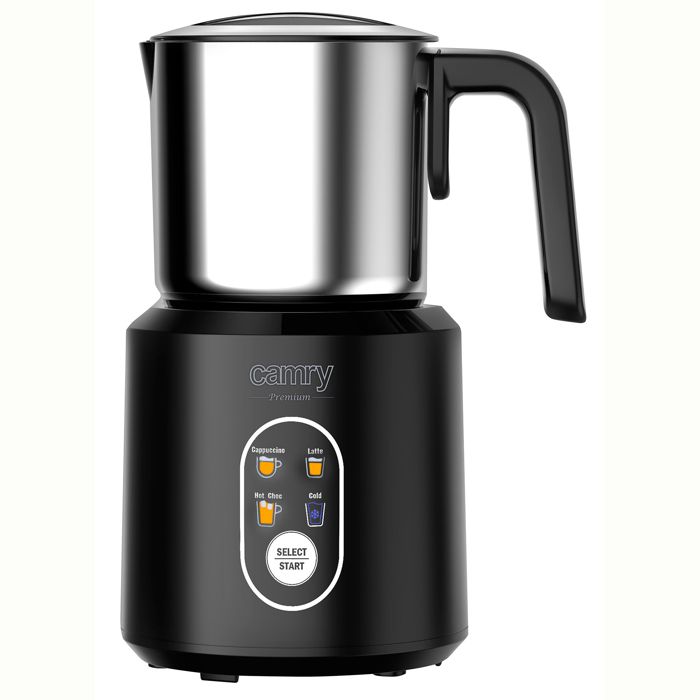 Moussoir à Lait Automatique 350 ml Fouet Électrique Mousse Chaude/ Froide Camry CR4498 1000W