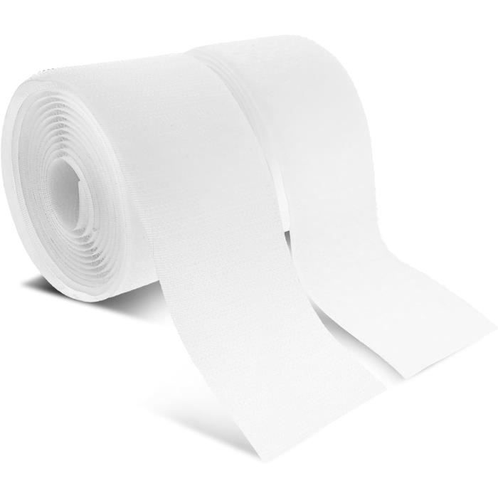 Lot De 20 Bandes Velcro Noir Lourdes 3M - 3,2"x1,2" - Adhésif Super Fort - Neuf