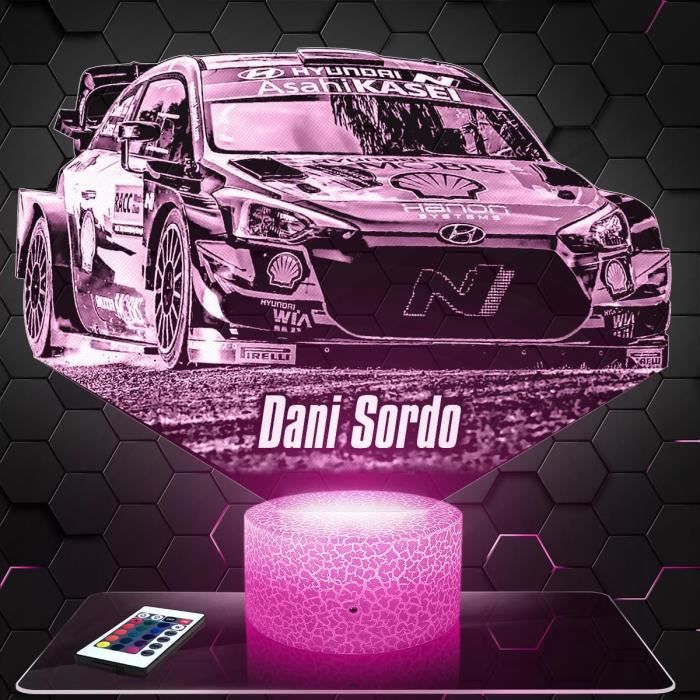 Lampe Veilleuse 3D Rafale Dassault Avec Télécommande - Fabriquée En France, 16 Couleurs, Alimentation USB Ou Piles