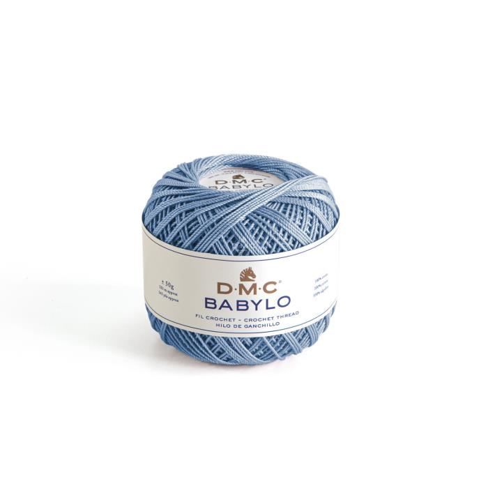 Fil à crocheter Babylo Gross. 30 - Col. 799 - Bleu Horizon