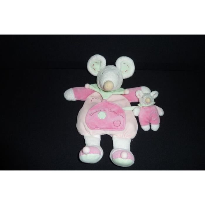 Doudou Souris Et Son Bebe Souris Doudou Et Compagnie Cdiscount Puericulture Eveil Bebe