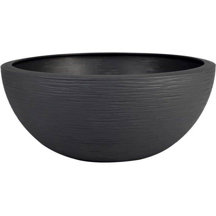 EDA Pot de fleurs haut carré Graphit 39 5 x 39 5 x H 80 cm 31