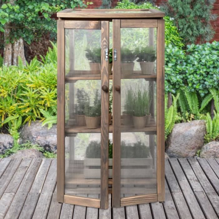 Esschert Design Serre L Marron Esschert Design Serre L Marron