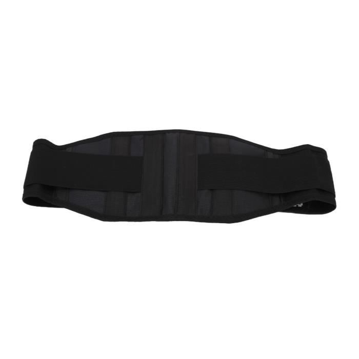 Ceinture Lombaire Auto-chauffante Magnétique - Thérapie Douleurs Dorsales - Unisexe Noir